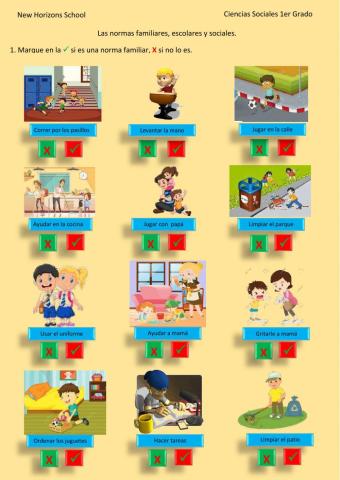 Normas Familiares 1ero