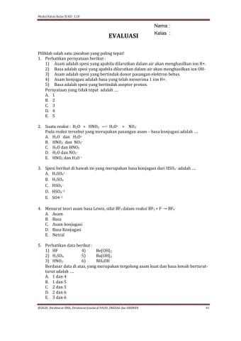 Evaluasi Asam Basa 1
