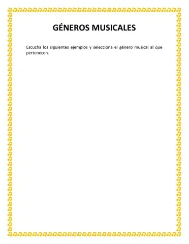 Géneros musicales