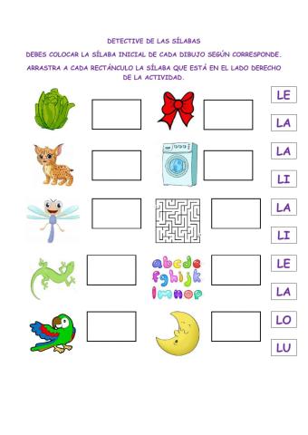 Detective de las sílabas