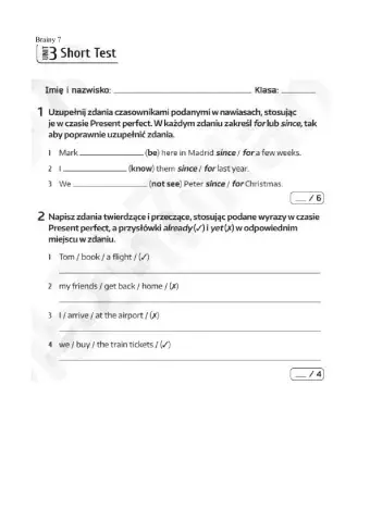 Klasa 7 unit 3 lesson 2