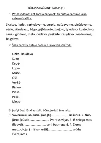 Būtasis dažninis laikas