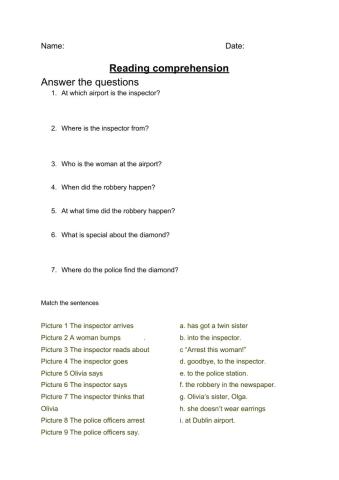 Reading comprehension