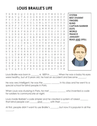 Louis Braille's life