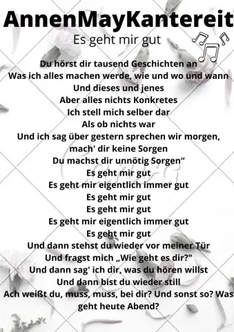 Es geht mir gut - AnnenMayKantereit