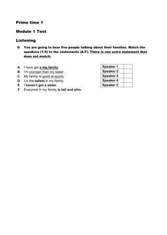 Tst elementary listening