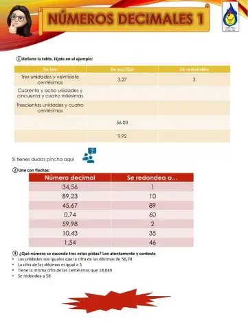 Redondear números decimales