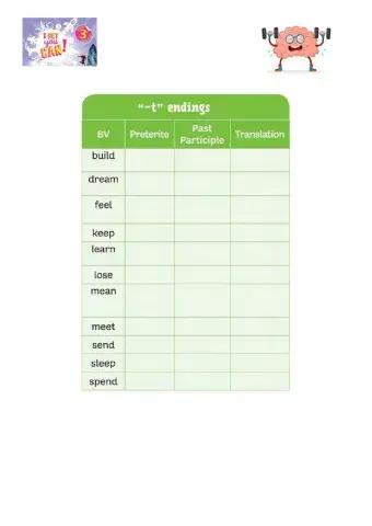 IRREGULAR VERBS -1 - level 4