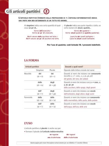 Articoli partitivi