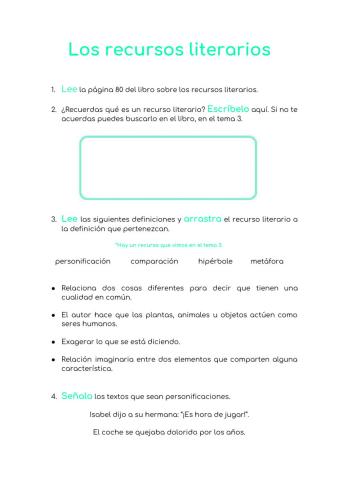 Recursos literarios