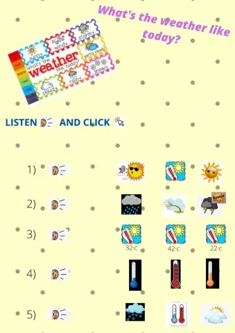 What's the weather like?