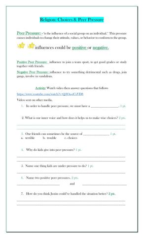 Religious Studies January 18th