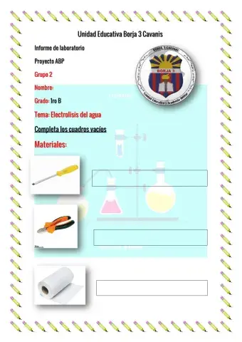 Electrolisis del agua