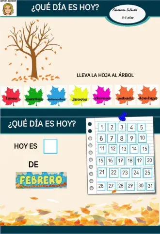 ¿Qué día es hoy? febrero