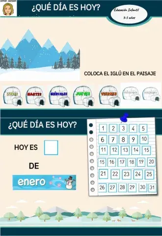 ¿Qué día es hoy? enero