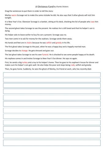 A CHRISTMAS CAROL by Charles Dickens