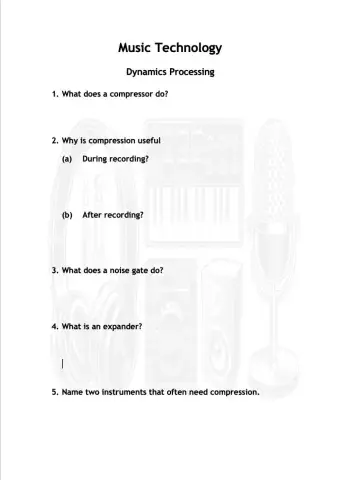 Music Technology -Dynamic Processing