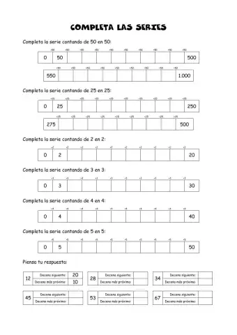 Completa la serie 1