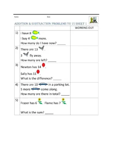 Maths - word problems