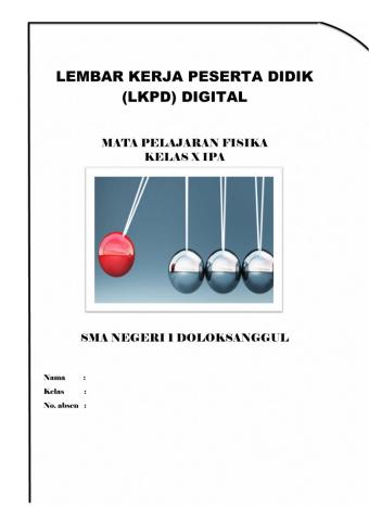 LKPD Digital Mata Pelajaran Fisika