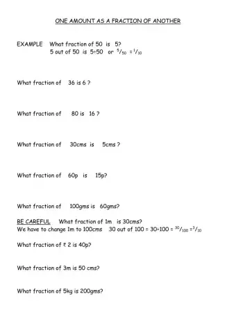 One-amount-fraction-of-another