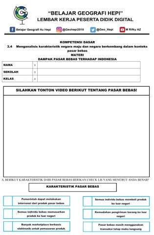 Kerjasama Negara Maju dan Berkembang