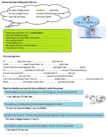 Second conditional practise
