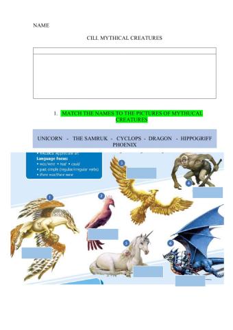 Mythical creatures