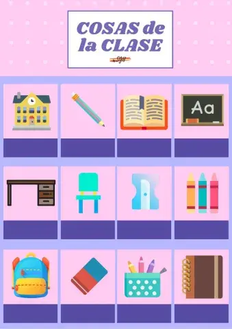 Las cosas de la clase