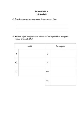 Pendidikan Kesihatan Tahun 6