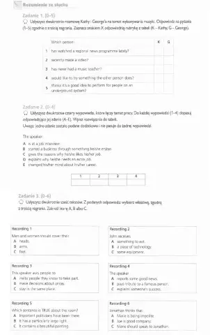 Matura Practice Test basic 6