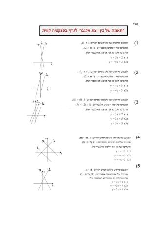 התאמה בין פונקציה לגרף