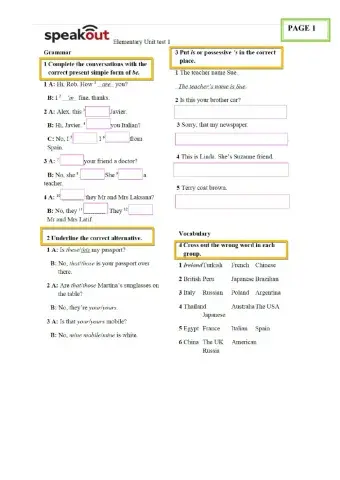 Present simple and the time