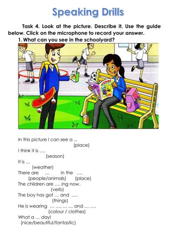 Speaking drills