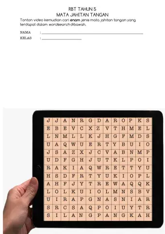 Rbt tahun 5 - teknologi rumah tangga