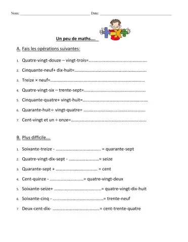 Les maths - les números