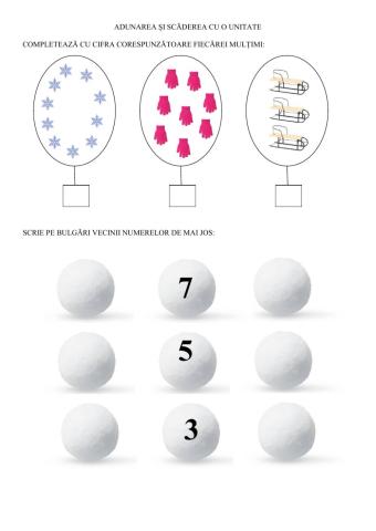 Adunarea și scăderea cu o unitate