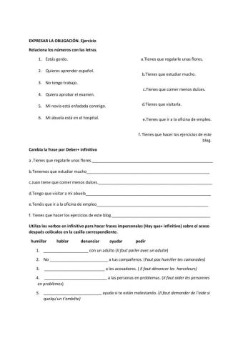 La obligacion personal e impersonal