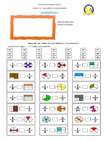 Orden de fracciones b