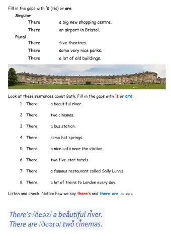 there is and there are