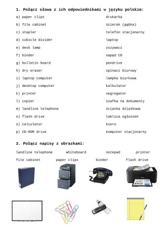 Electronic tools and office materials