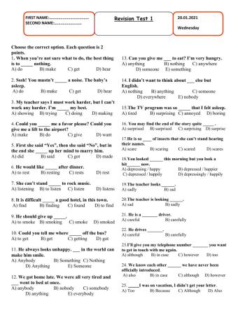 Revision test-1-Deniz