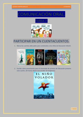 Comunicación oral. Tarea 7.