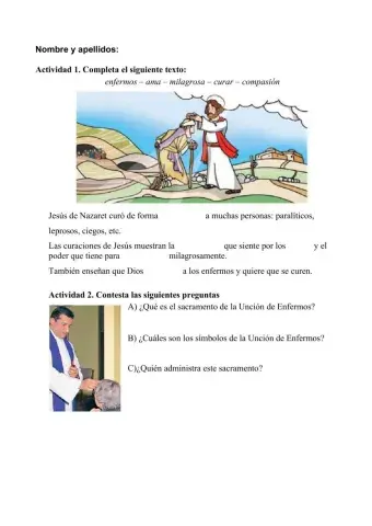 La unción de enfermos