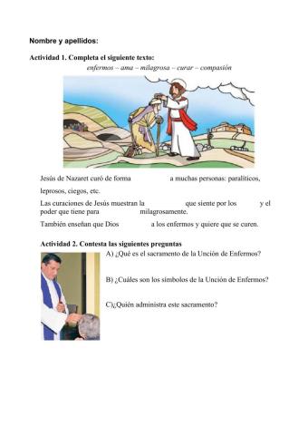 La unción de enfermos