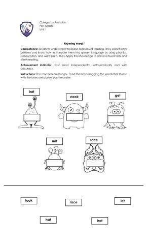 Rhyming Words Worksheet