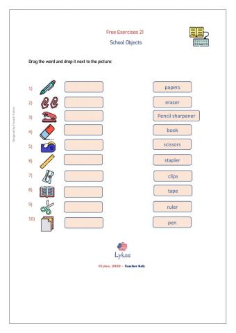 FREE21-SchoolObjects