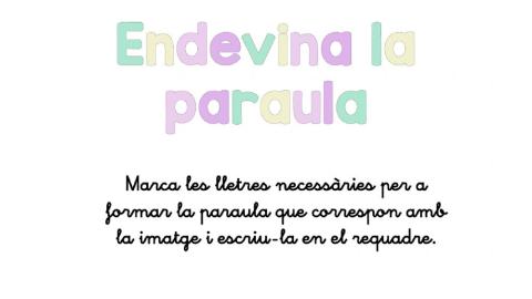 Endevina la paraula II