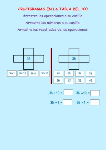 Crucigrama numérico 1