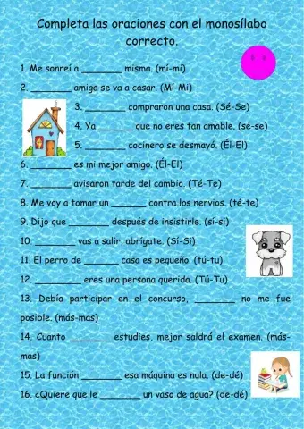 Tilde en monosílabos